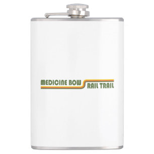 Medicine Bow Rail Trail Wyoming Hip Flask