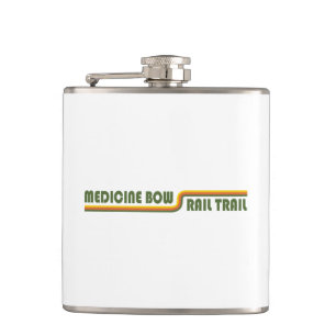 Medicine Bow Rail Trail Wyoming Hip Flask