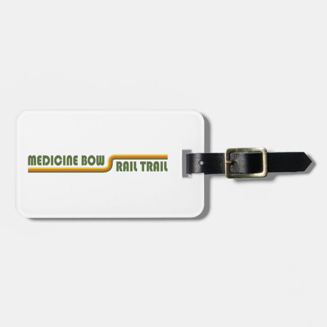 Medicine Bow Rail Trail Wyoming Luggage Tag (Front Horizontal)