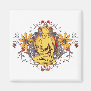 Medicine Buddha in Meditation Magnet