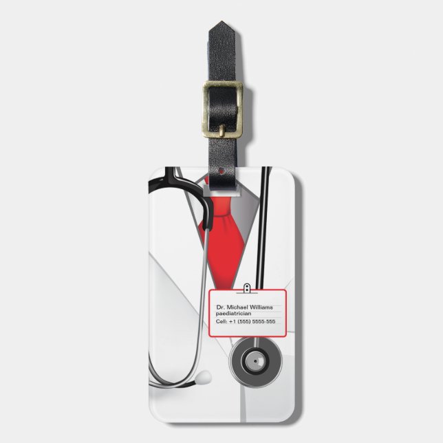 Medicine Doctor Luggage Tag (Front Vertical)