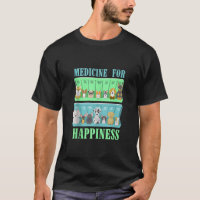 Medicine for Happiness Dog Pill Box Dogs Lover Gif