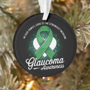 Medicine Glaucoma Awareness Ornament