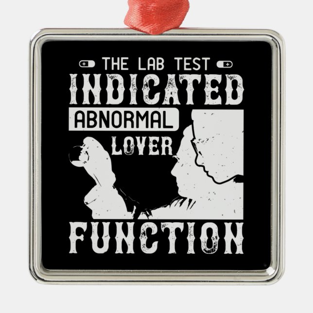 Medicine - Lab Test Shows Abnormal Lover Metal Tree Decoration (Front)