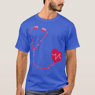 Medicine Lover Stethoscope Heart Nurse T-Shirt