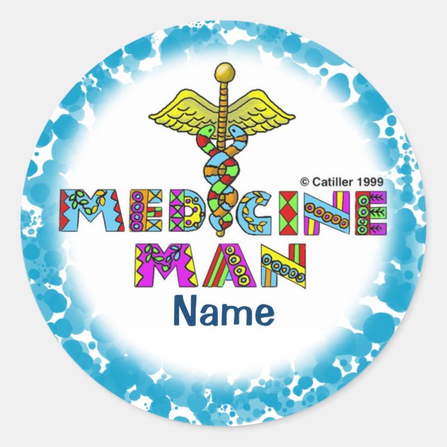 Medicine man sticker (Front)