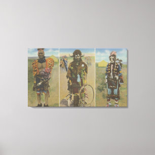 Medicine Men: Little Ogalala, Spotted Eagle Canvas Print