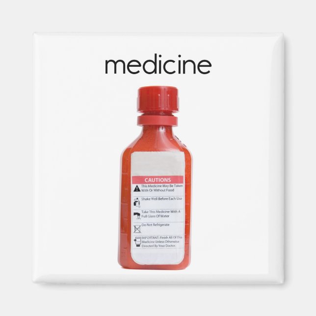 Medicine Refrigerator Magnet (Front)