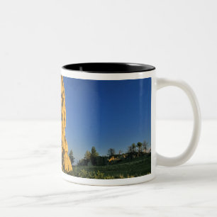 Medicine Rocks State Park near Ekalaka Montana Two-Tone Coffee Mug