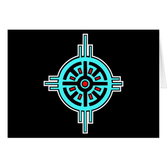 Medicine Wheel-Black (Front Horizontal)