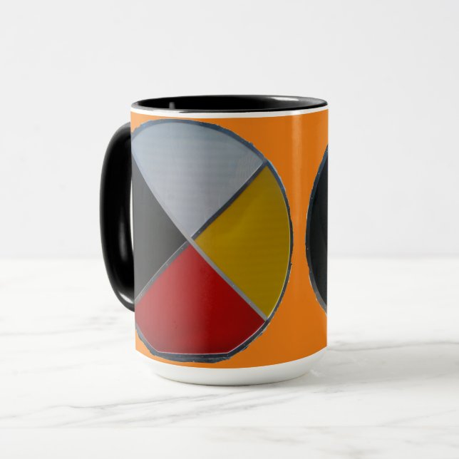 Medicine Wheel Large Combo Mug (Front Left)