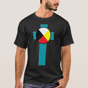 Medicine Wheel Native American Indian Christians T-Shirt