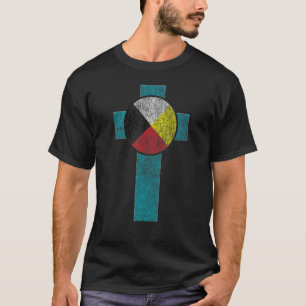 Medicine Wheel Native American Indian Christians T-Shirt