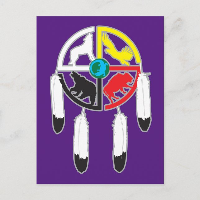 Medicine Wheel Postcard (Front)