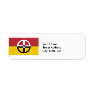 Medicine Wheel Return Address Label