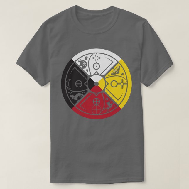 medicine wheel T-Shirt (Design Front)