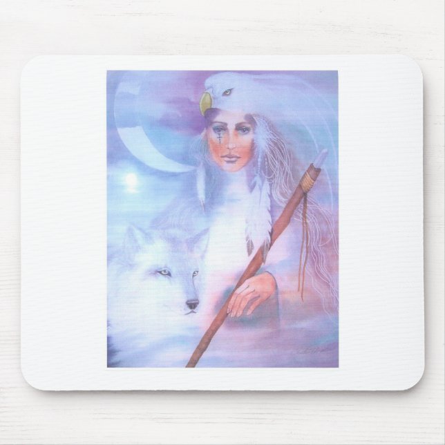 medicine woman mouse pad (Front)