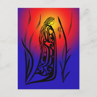 Medicine Woman Sunrise Prayers Postcard