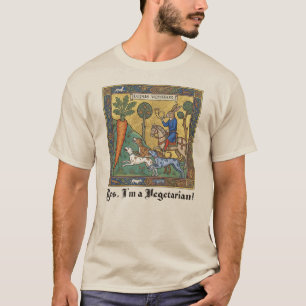 Medieval Absurdity: The Hare Hunts The Carrot T-Shirt