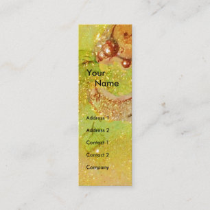 MEDIEVAL ALLEY BY NIGHT IN FLORENCE MINI BUSINESS CARD