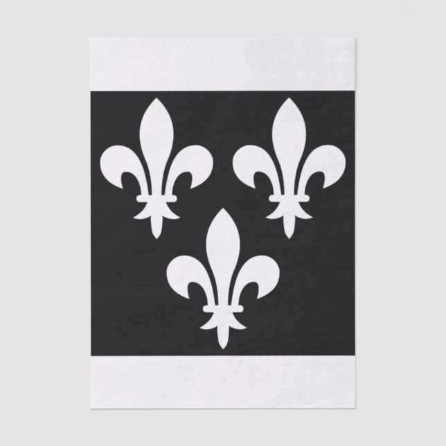 Medieval Banner of France Tissue Paper (Front)