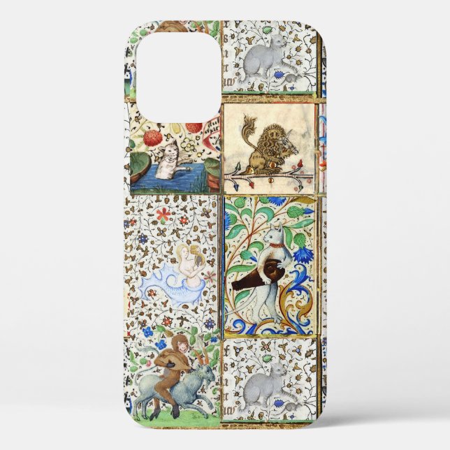 MEDIEVAL BESTIARY PLAYING MUSICAL INSTRUMENTS   Case-Mate iPhone CASE (Back)
