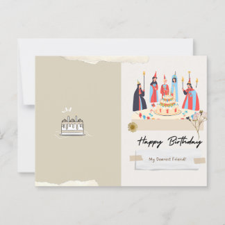 Médiéval Birthday card