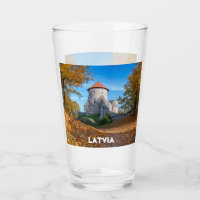 Medieval castle surrounded by forest