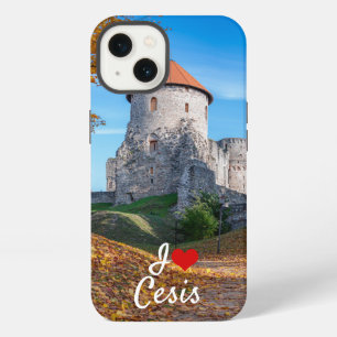 Medieval castle surrounded by forest iPhone 13 case