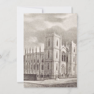 Medieval Christian Church Invitation