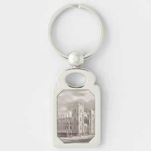 Medieval Christian Church Key Ring