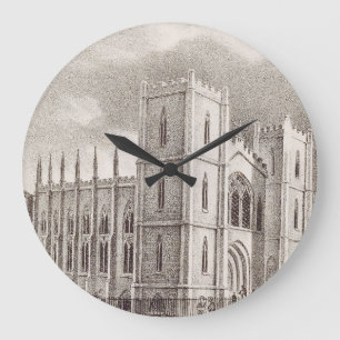 Medieval Christian Church Large Clock