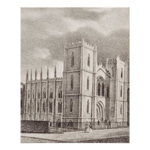 Medieval Christian Church Poster