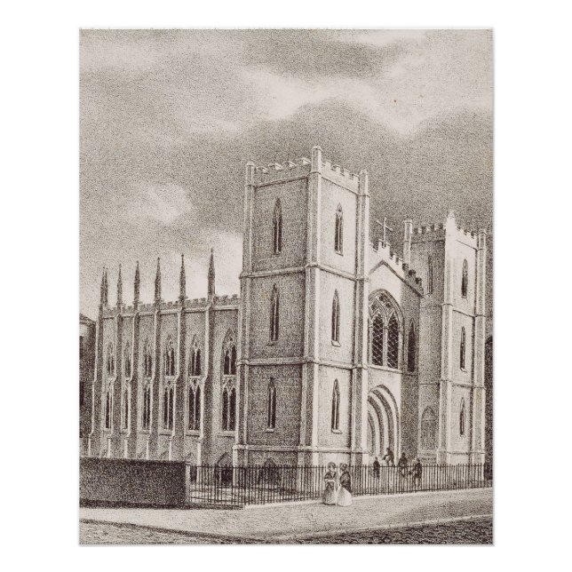 Medieval Christian Church Poster (Front)