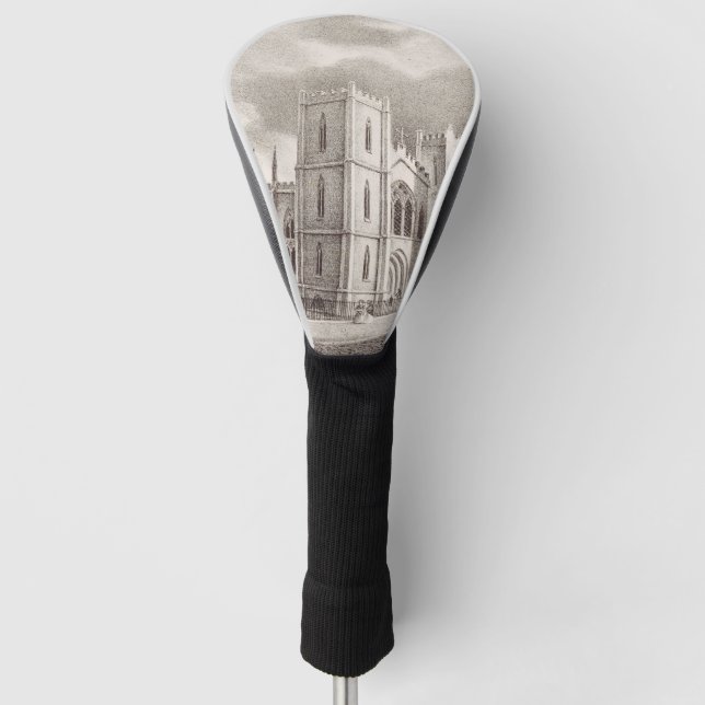 Medieval Christian Church Sacred Art Golf Head Cover (Front)