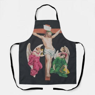 Medieval Crucifixion of Jesus Christ Apron