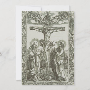 Medieval Crucifixion of Jesus Christ Invitation