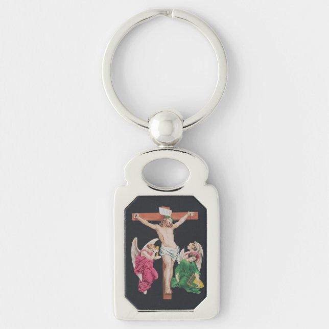Medieval Crucifixion of Jesus Christ Key Ring (Front)
