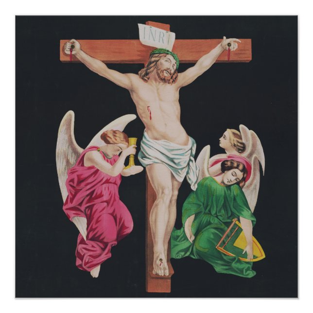 Medieval Crucifixion of Jesus Christ Poster (Front)