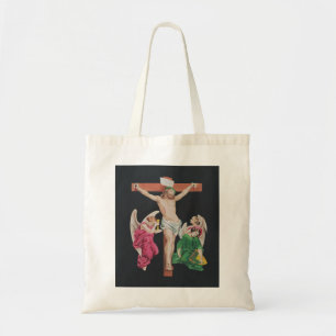 Medieval Crucifixion of Jesus Christ Tote Bag