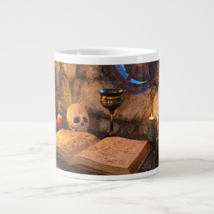 Medieval Fantasy Wizard's Study Large Coffee Mug