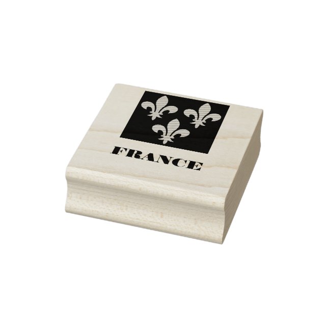 Medieval French Royal Standard Fidelity Heraldic Rubber Stamp (Stamp)