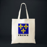 Medieval French Royal Standard Fidelity Heraldic Tote Bag<br><div class="desc">Elevate your library or study with this high-fidelity color reproduction of the Medieval Flag of France. This artwork meticulously captures the traditional "Azure" blue and "Or" gold used in French royal heraldry. Whether depicting the "semé-de-lis" (scattered lilies) of the early Crusades or the simplified three lilies representing the Holy Trinity,...</div>
