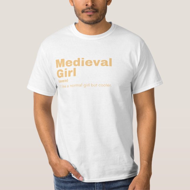 Medieval  Girl - Medieval  T-Shirt (Front)