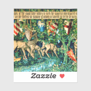 Medieval King Arthur William Morris