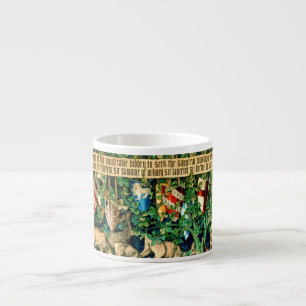 Medieval King Arthur William Morris Espresso Cup