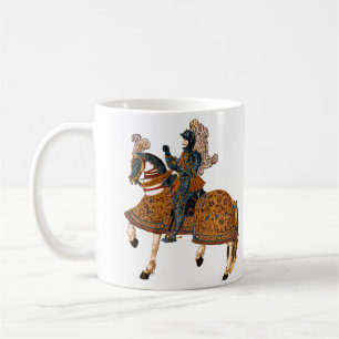 Medieval Knight in Armour on horse back Coffee Mug