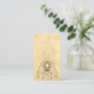 medieval lion card