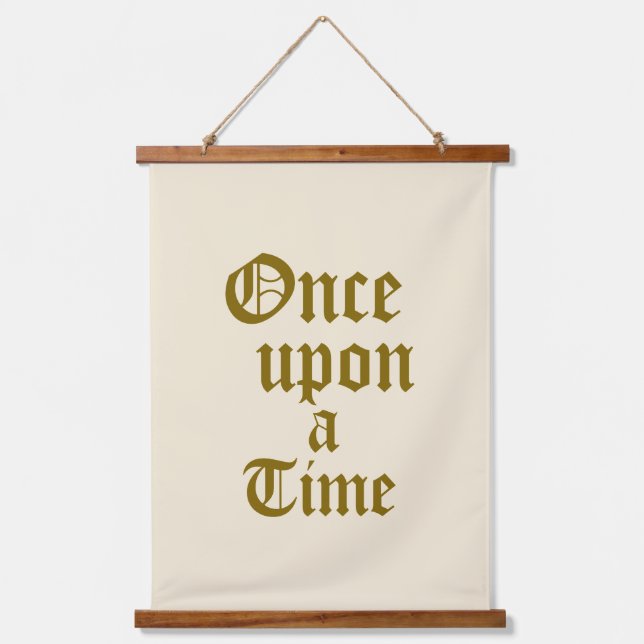 Medieval Once upon a time  Hanging Tapestry (Front)