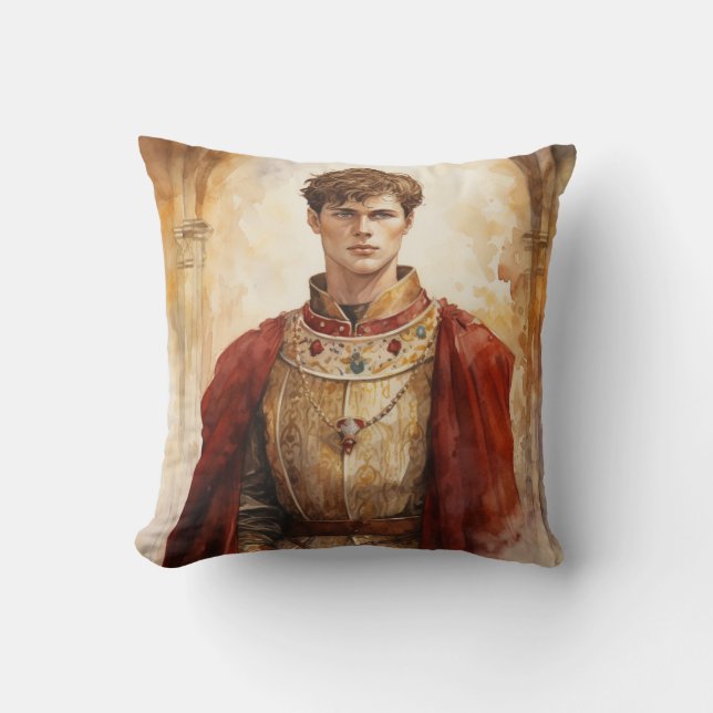 Medieval Prince Cushion (Front)